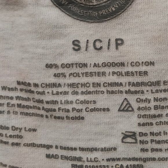 Smokey Bear Small Cotton Blend Pink White Tie-dye Short Sleeve T-Shirt - Picture 4 of 7